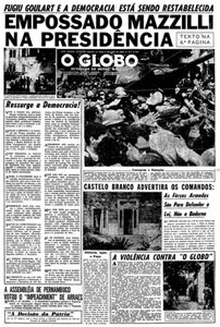 press- o globo - 2 de abril de 1964