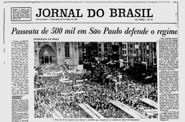 Figura 2 - Marcha da Família com Deus pela Liberdade em São Paulo (Fonte: Info Escola)